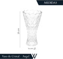 Vaso de Cristal Angel 14cm x 25cm - Wolff