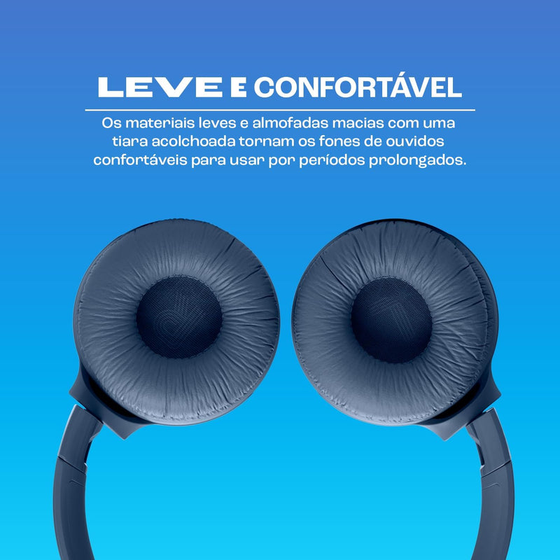 JBL, Fone de Ouvido Sem Fio, Tune 520BT, Bluetooth - Azul