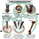 Planta Bambu Artificial 2 Metros Sem Vaso Decoração para Sala