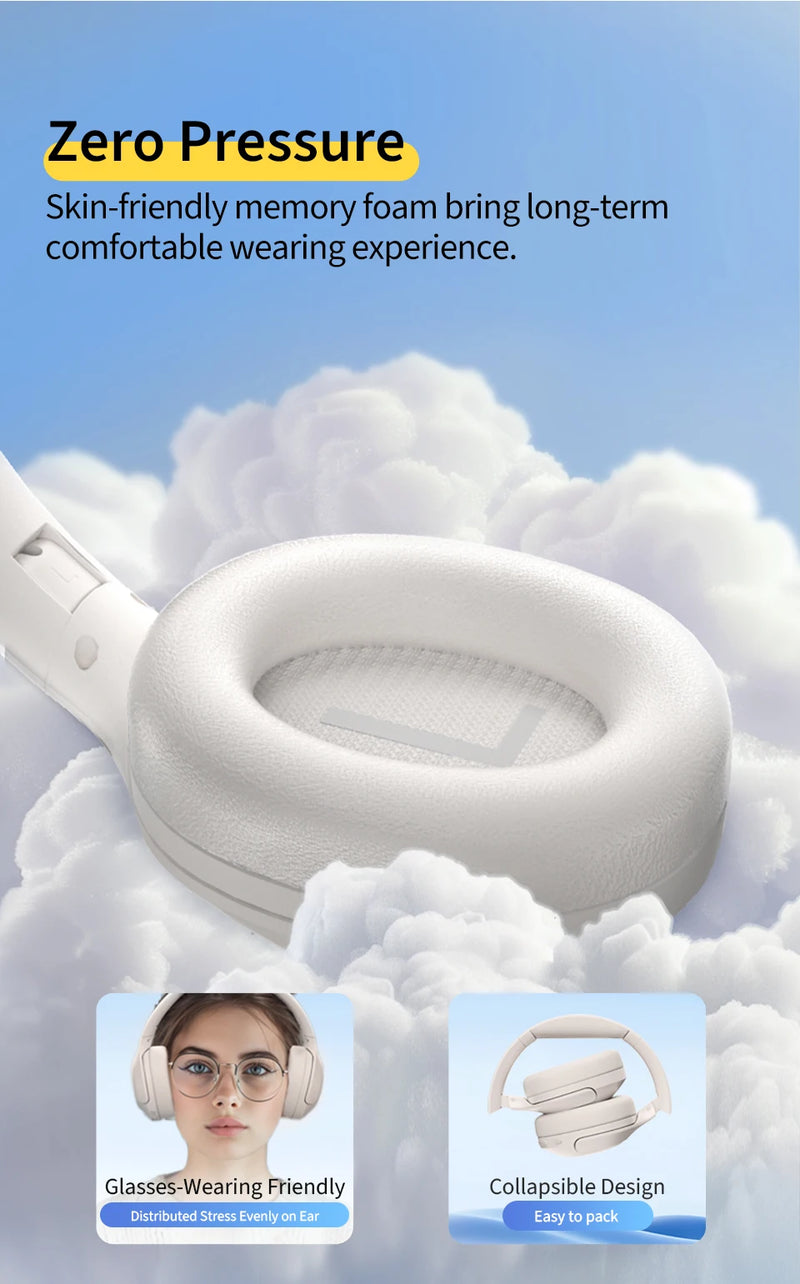Fone Bluetooth 5.3 QCY H3 60Horas de duração