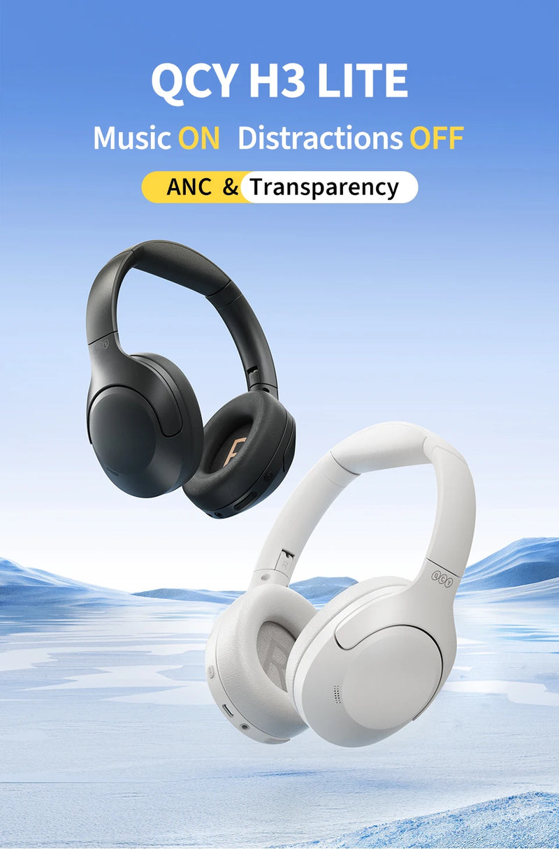 Fone Bluetooth 5.3 QCY H3 60Horas de duração