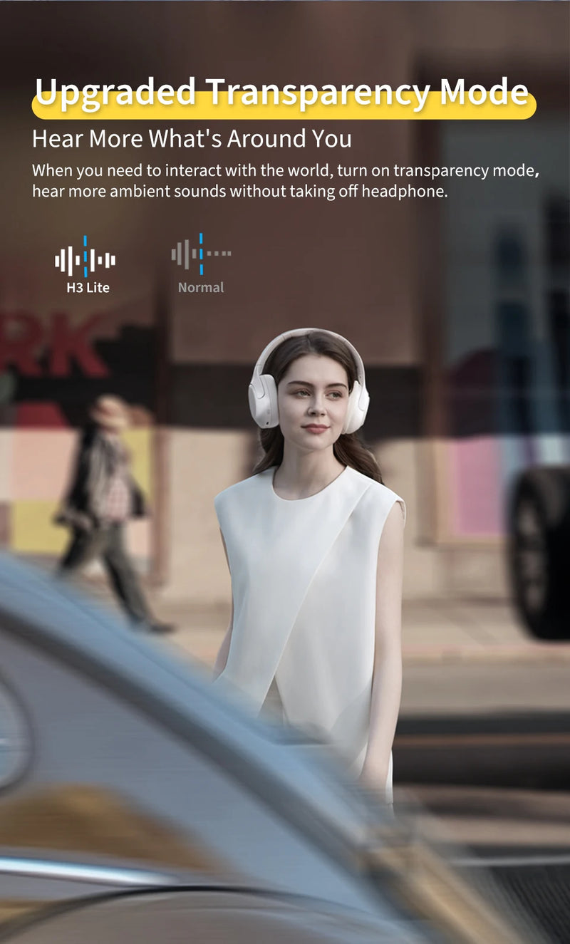 Fone Bluetooth 5.3 QCY H3 60Horas de duração