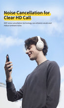 Fone Bluetooth 5.3 QCY H3 60Horas de duração