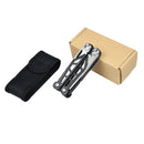 Multiferramenta de Aço Inoxidável Multifuncional com Alicate Dobrável, Cortador de Fios, Canivete Dobrável Multifuncional para Camping ao Ar Livre