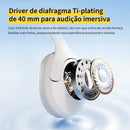 Fone Bluetooth 5.3 QCY H3 60Horas de duração