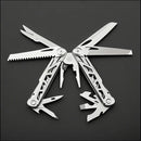 Multiferramenta de Aço Inoxidável Multifuncional com Alicate Dobrável, Cortador de Fios, Canivete Dobrável Multifuncional para Camping ao Ar Livre