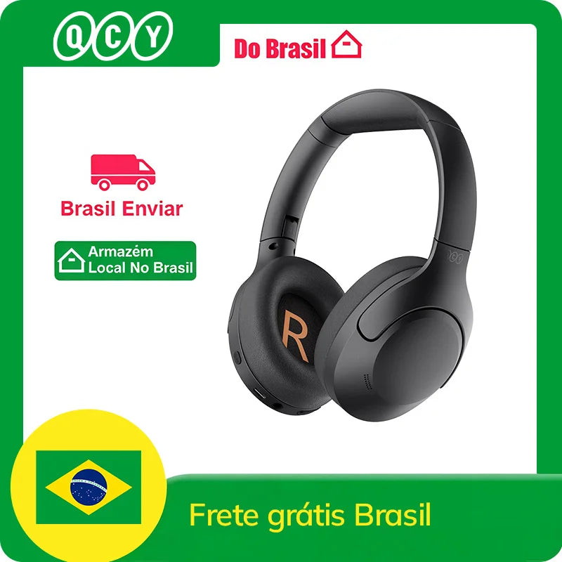 Fone Bluetooth 5.3 QCY H3 60Horas de duração