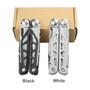 Multiferramenta de Aço Inoxidável Multifuncional com Alicate Dobrável, Cortador de Fios, Canivete Dobrável Multifuncional para Camping ao Ar Livre